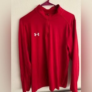 Under Armour Red Half Zip